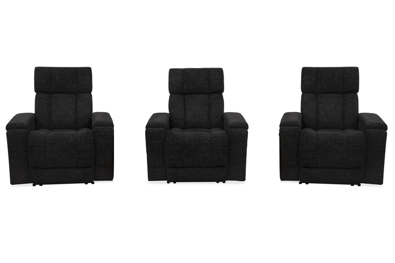 Parker Living Phoenix Zero Gravity Power 3 Seat Home Theater Seating with Immersive Audio P3