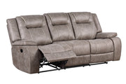 Parker Living Blake - Desert Taupe Manual Glider Reclining Sofa and Two Recliners