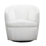 Parker Living Barolo 100% Italian Leather Swivel Club Chair Two Pack