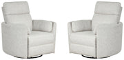 Parker Living Radius Power Swivel Glider Recliner Two Pack