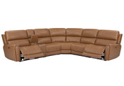 Parker Living Hancock 6 Piece Zero Gravity Power Reclining Sectional with Power Adjustable Headrests