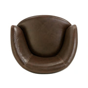 Parker Living Barolo 100% Italian Leather Swivel Club Chair
