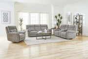 Parker Living Richland - Bristol Grey Power Reclining Sofa