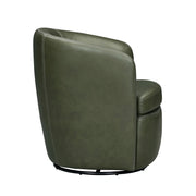 Parker Living Barolo 100% Italian Leather Swivel Club Chair Two Pack