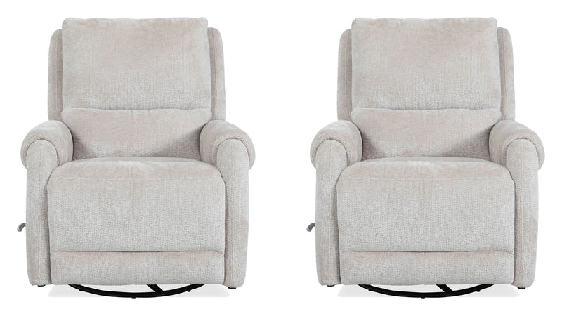 Parker Living Gentry Manual Swivel Glider Recliner Two Pack