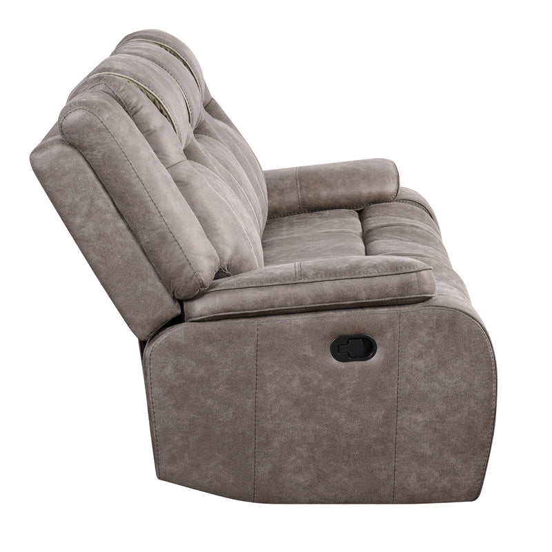 Parker Living Blake - Desert Taupe Manual Glider Reclining Sofa and Two Recliners