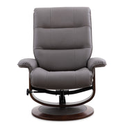 Parker Living Knight - Haze Manual Reclining Swivel Chair and Ottoman