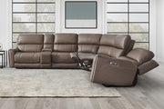 Parker Living Hancock 6 Piece Zero Gravity Power Reclining Sectional with Power Adjustable Headrests