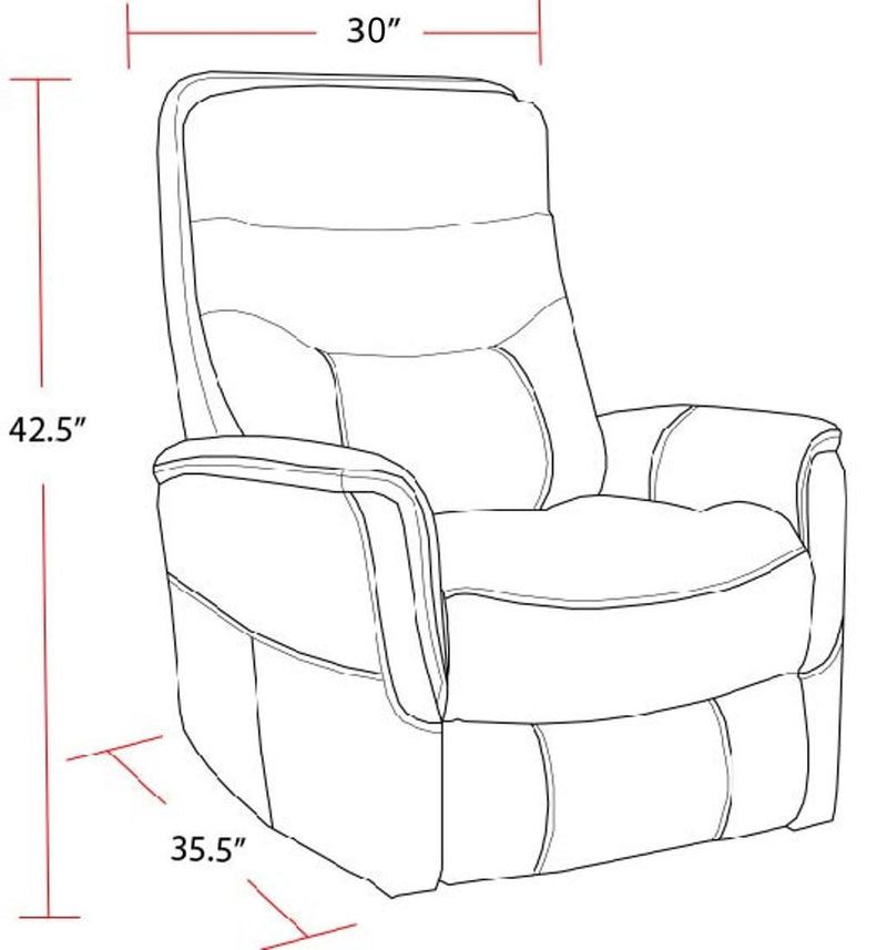 Parker Living Gemini - Butterscotch Swivel Glider Recliner