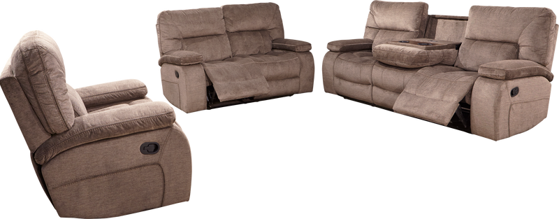 Parker Living Chapman - Kona Manual Reclining Sofa Loveseat and Recliner - MCHA-421-KON