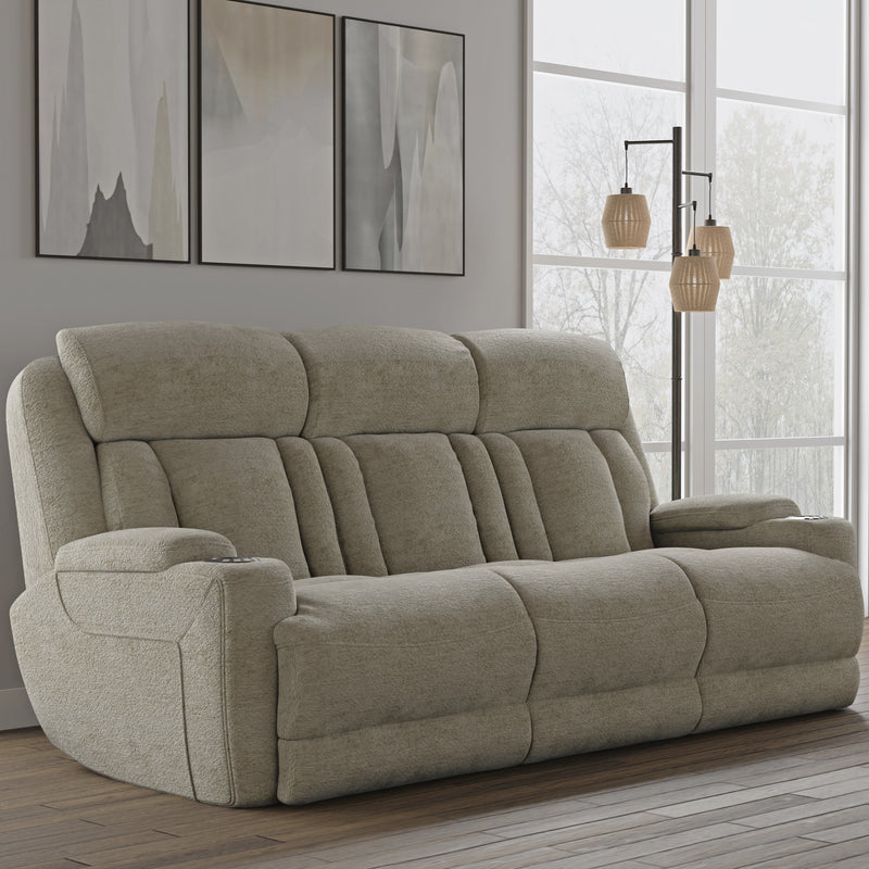 Parker Living Dalton - Lucky Fawn Power Reclining Sofa and Loveseat