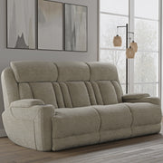 Parker Living Dalton - Lucky Fawn Power Reclining Sofa with Drop Down Table