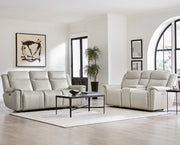 Parker Living Atlantis - Whisper Ivory Power Reclining Zero Gravity Sofa and Loveseat