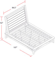 Parker House Americana Modern Bedroom King Platform Bed
