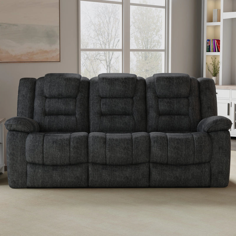 Parker Living Bolton - Misty Storm Manual Reclining Sofa Loveseat and Recliner