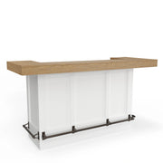 Parker House Americana Modern Dining 78 inch Bar with Quartz Insert
