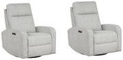 Parker Living Thriller Power Swivel Glider Recliner Two Pack