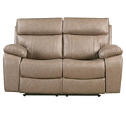 Parker Living Theon - Stokes Toffee Manual Reclining Sofa and Loveseat
