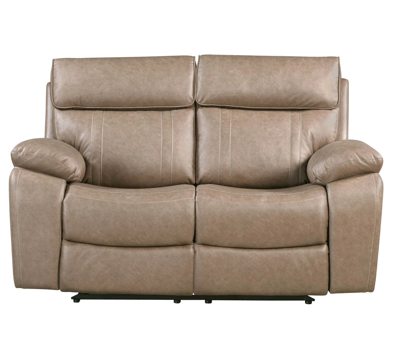Parker Living Theon - Stokes Toffee Manual Reclining Sofa and Loveseat