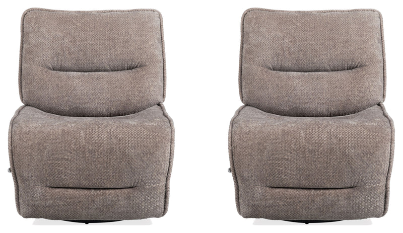 Parker Living Leo - Wheat Armless Recliner Two Pack