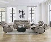 Parker Living Blake - Desert Taupe Manual Reclining Sofa Loveseat and Recliner