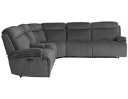 Parker Living Alpine - Airy Midnight 6 Piece Zero Gravity Power Reclining Sectional with Power Adjustable Headrests