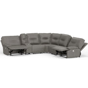 Parker Living Spartacus 6 Piece Modular Power Reclining Sectional with Power Adjustable Headrests