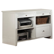 Parker House Boca L Shape Desk with Credenza and Hutch