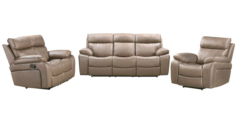 Parker Living Theon - Stokes Toffee Manual Reclining Sofa Loveseat and Recliner