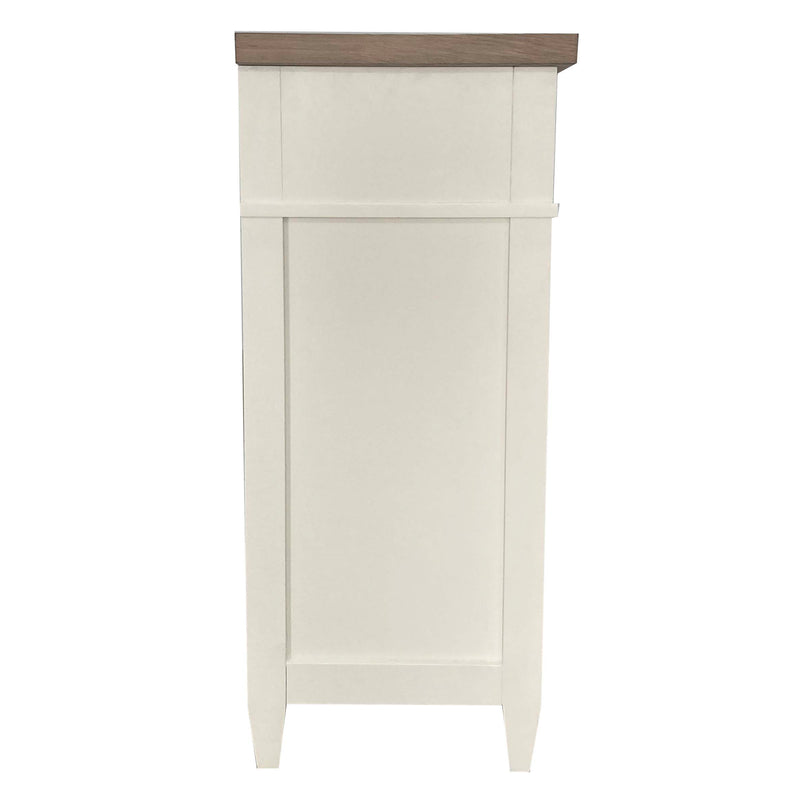 Parker House Americana Modern Bedroom Queen Shelter Bed 2 Nightstands and Dresser with Mirror