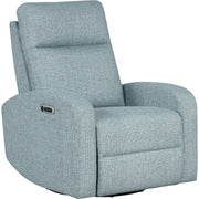 Parker Living Thriller - Natural Beauty Blue Power Swivel Glider Recliner