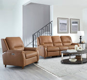 Parker Living Austin - Caramel Cream Power Reclining Sofa and Recliner