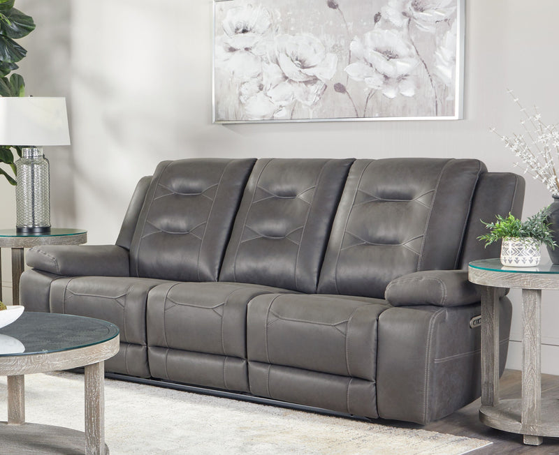 Parker Living Caldwell - Tahoe Charcoal Power Reclining Sofa and Loveseat