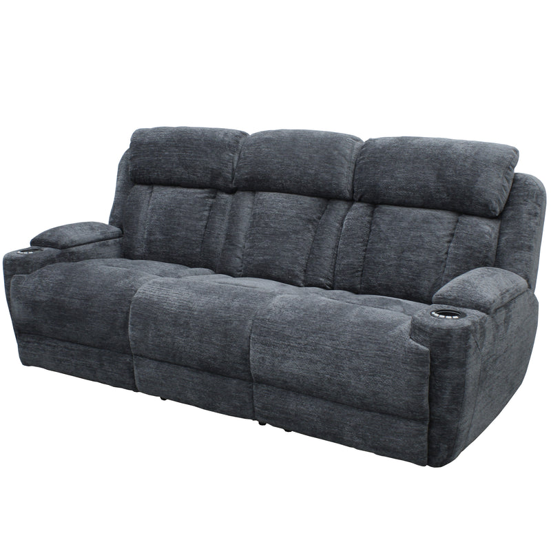 Parker Living Dalton - Lucky Charcoal Power Reclining Sofa and Loveseat