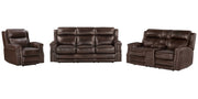 Parker Living Hensley Power Reclining Sofa Loveseat and Recliner