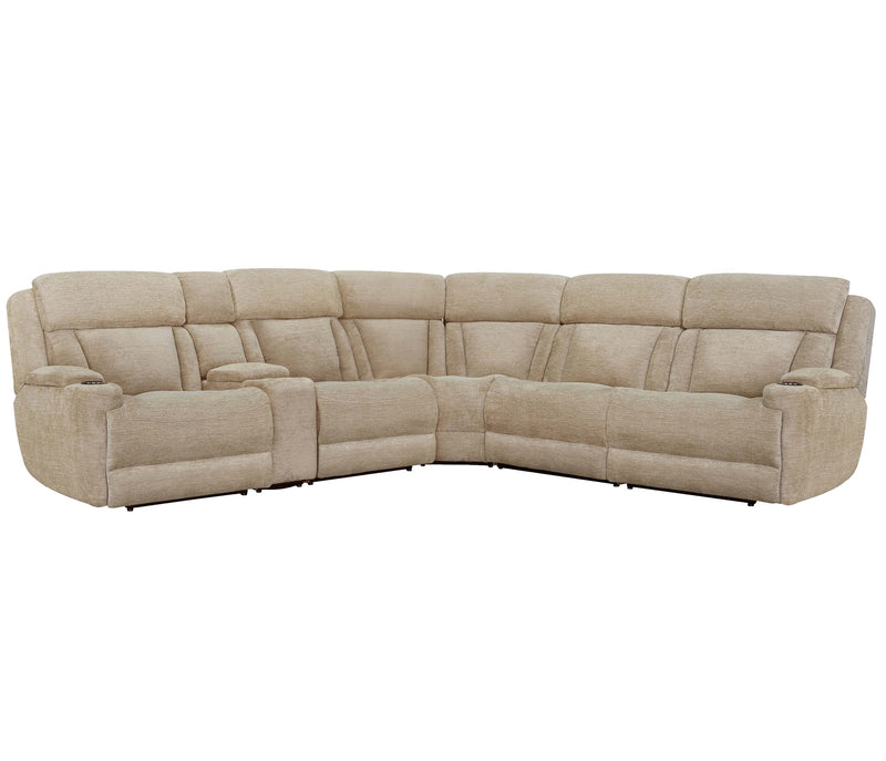 Parker Living Dalton 6 Piece Modular Power Reclining Sectional with Power Adjustable Headrests