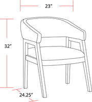 Parker House Escape - Dining Barrel Dining Chair (2/CTN Sold in pairs)