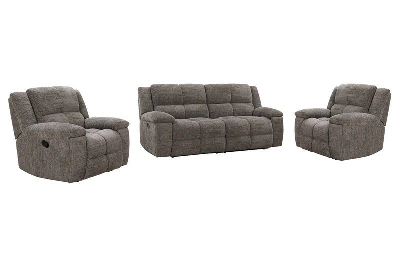 Parker Living Buster Manual Glider Reclining Sofa and Two Recliners