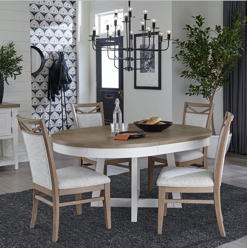 Parker House Americana Modern Dining 48 Inch Round Extendable Dining Table