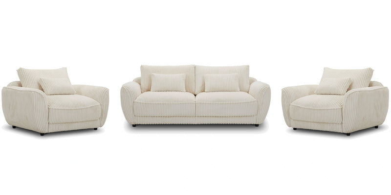 Parker Living Utopia - Mega Ivory Sofa and 2 Chair and Half