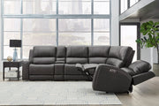 Parker Living Belmont 6 Piece Zero Gravity Power Reclining Sectional with Power Adjustable Headrests
