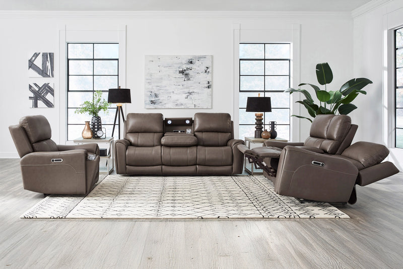 Parker Living Hancock Zero Gravity Power Reclining Sofa Loveseat and Recliner