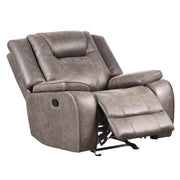Parker Living Blake - Desert Taupe Manual Glider Reclining Sofa and Two Recliners