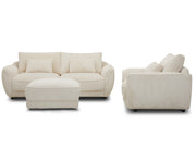 Parker Living Utopia - Mega Ivory 2 Seat Sofa with Lumbar Pillow
