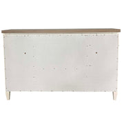 Parker House Americana Modern Bedroom Queen Platform Bed 2 Nightstands and Dresser with Mirror