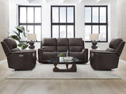 Parker Living Easton Zero Gravity Power Reclining Sofa and 2 Recliners