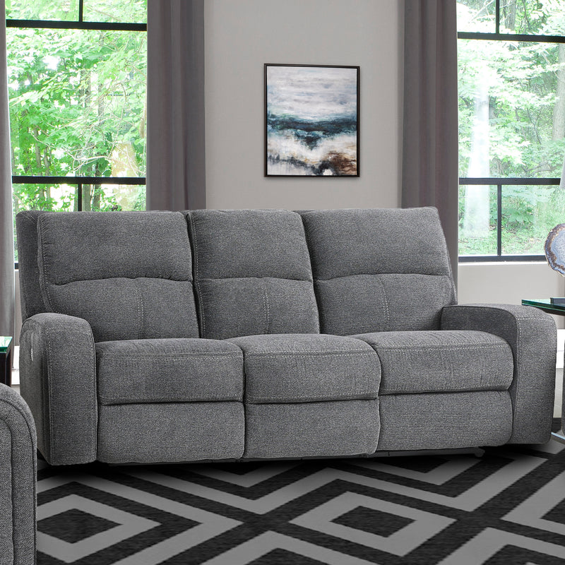 Parker Living Polaris - Bizmark Grey Power Reclining Sofa and Recliner