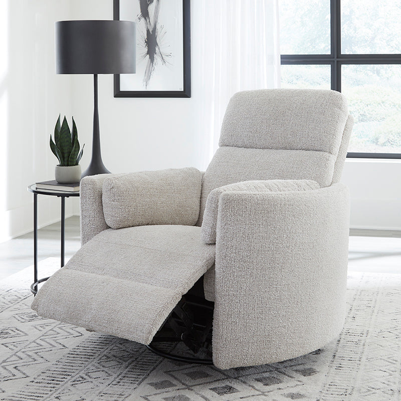 Parker Living Radius - Angora Linen Manual Swivel Recliner