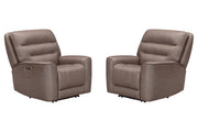 Parker Living Lawson - Sydney Brunette Zero Gravity Power Recliner Two Pack