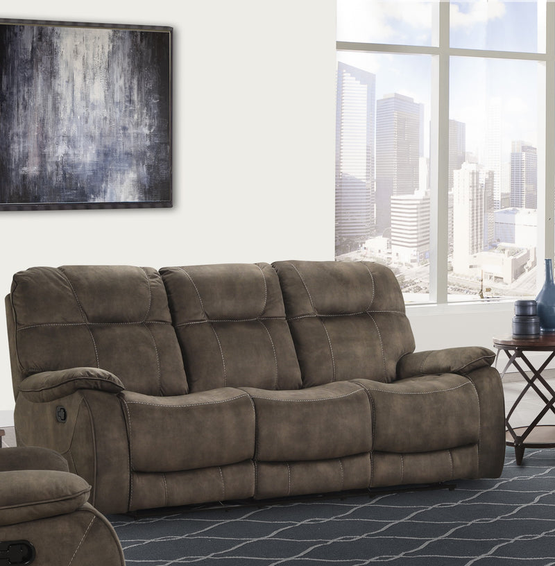 Parker Living Cooper - Shadow Brown Triple Reclining Sofa
